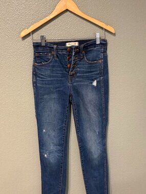 Madewell Women's Blue and Navy Jeans